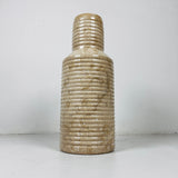 Grooved Marble Vase
