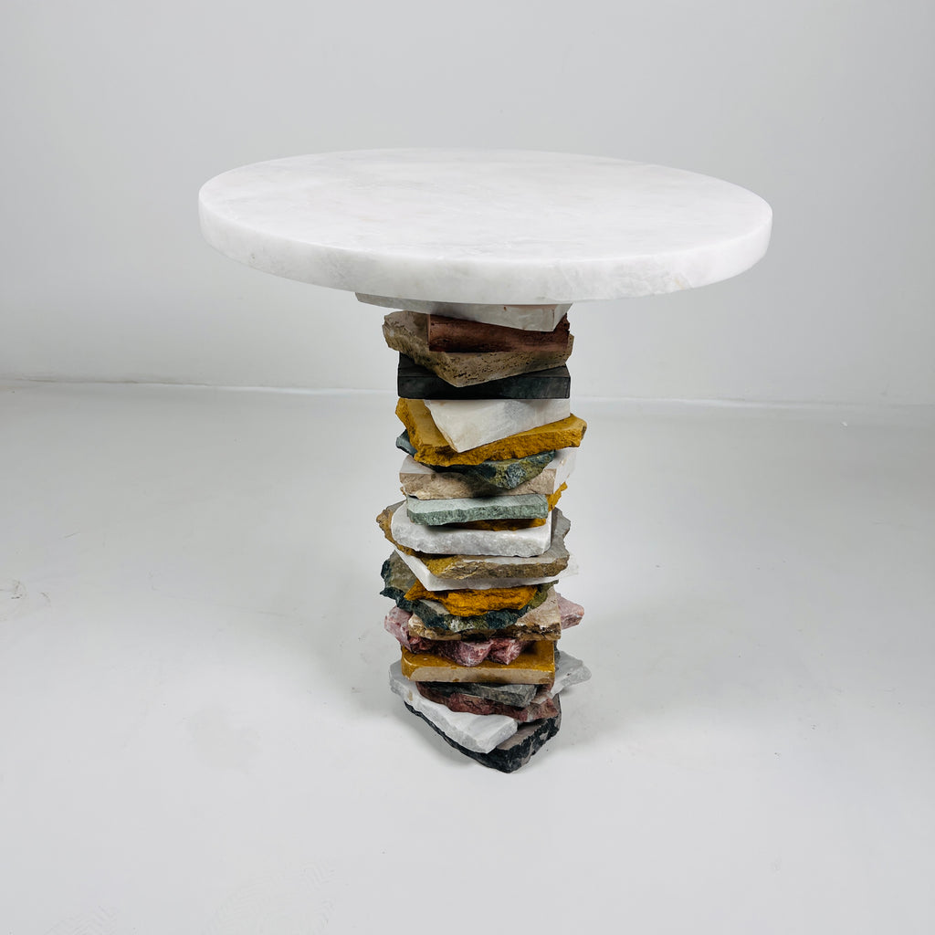 Multi-Layered Marble Table