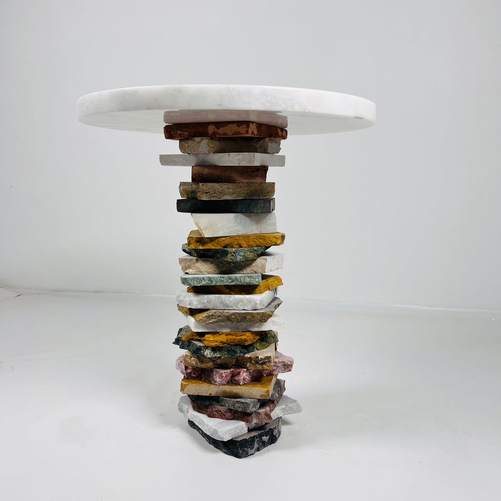 Multi-Layered Marble Table