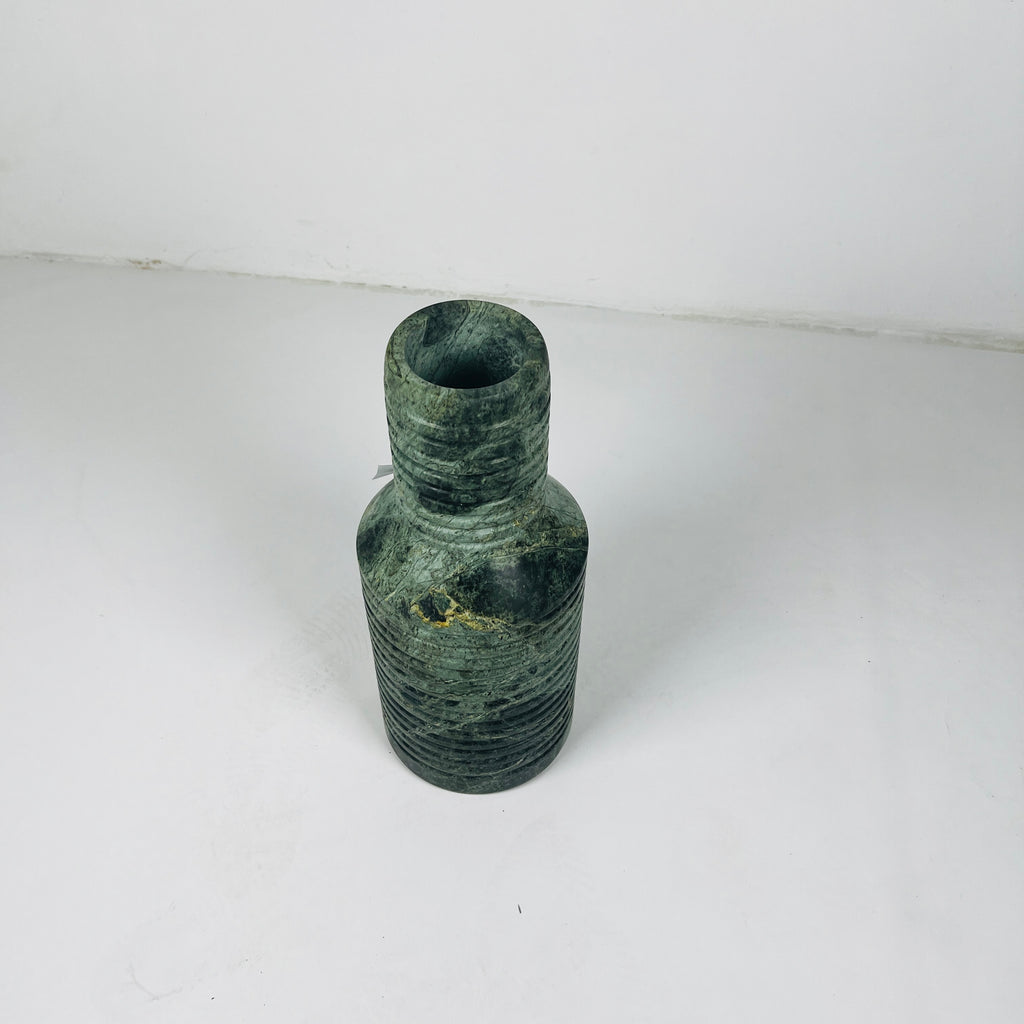 Strata Splotched Jungle Green Vase