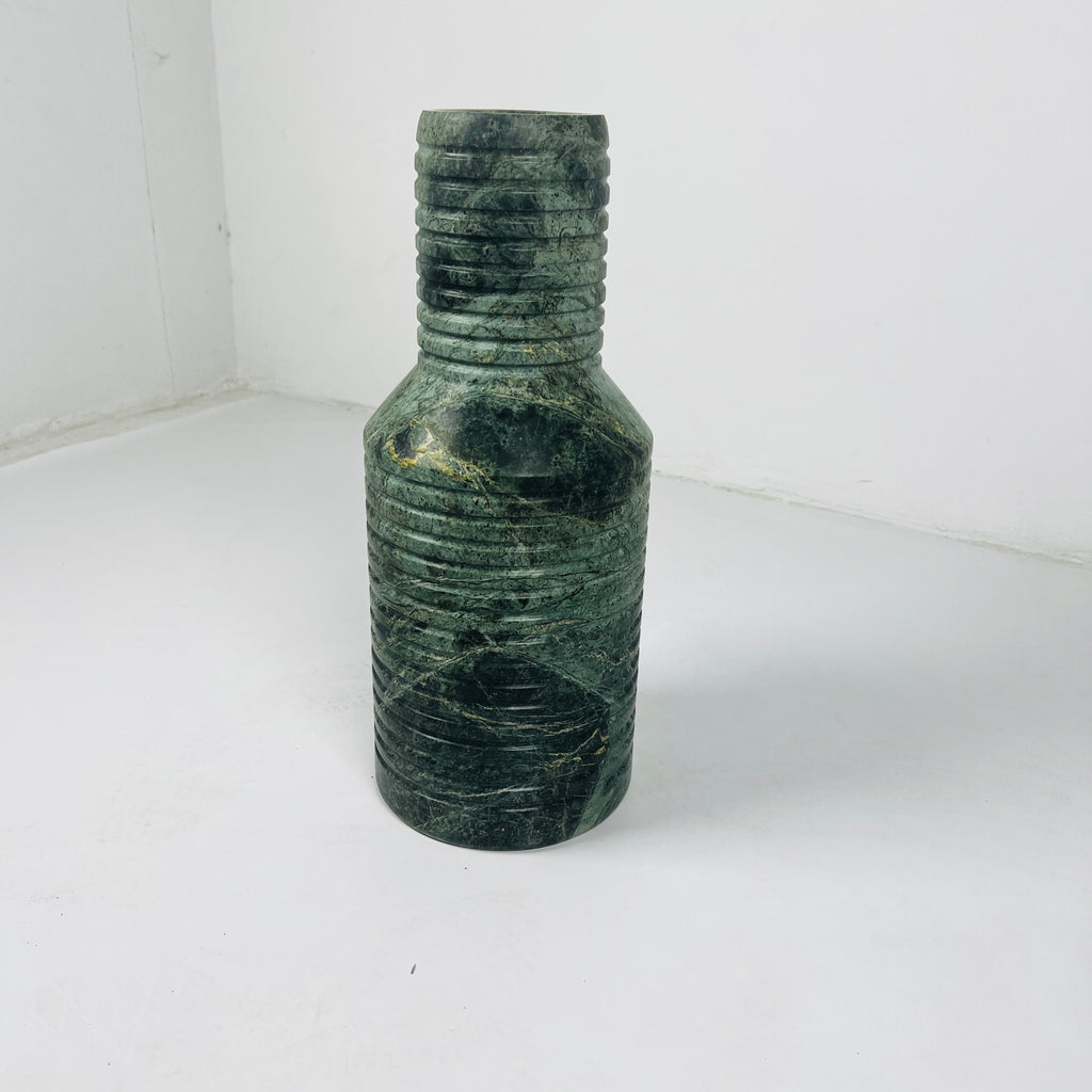 Strata Splotched Jungle Green Vase