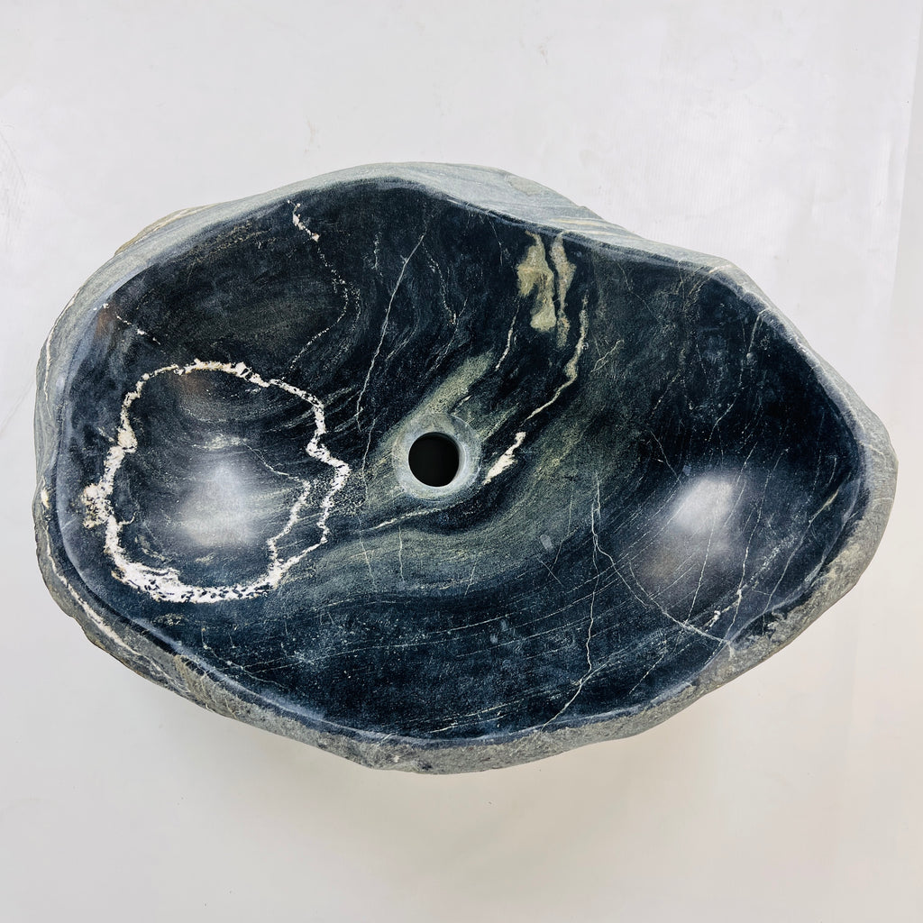 Moonlit Current River Stone Sink