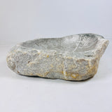 Heart Shaped Streaked River Stone Sink