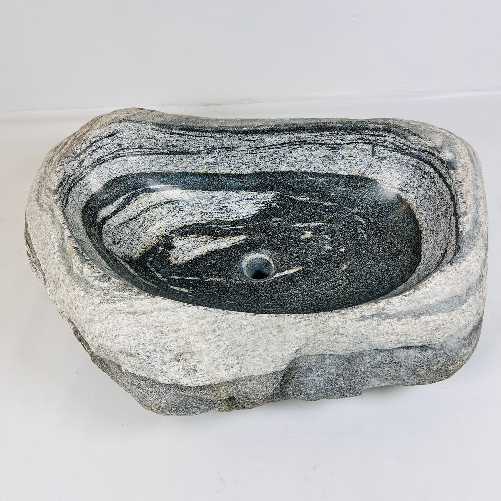 White Current River Stone Sink