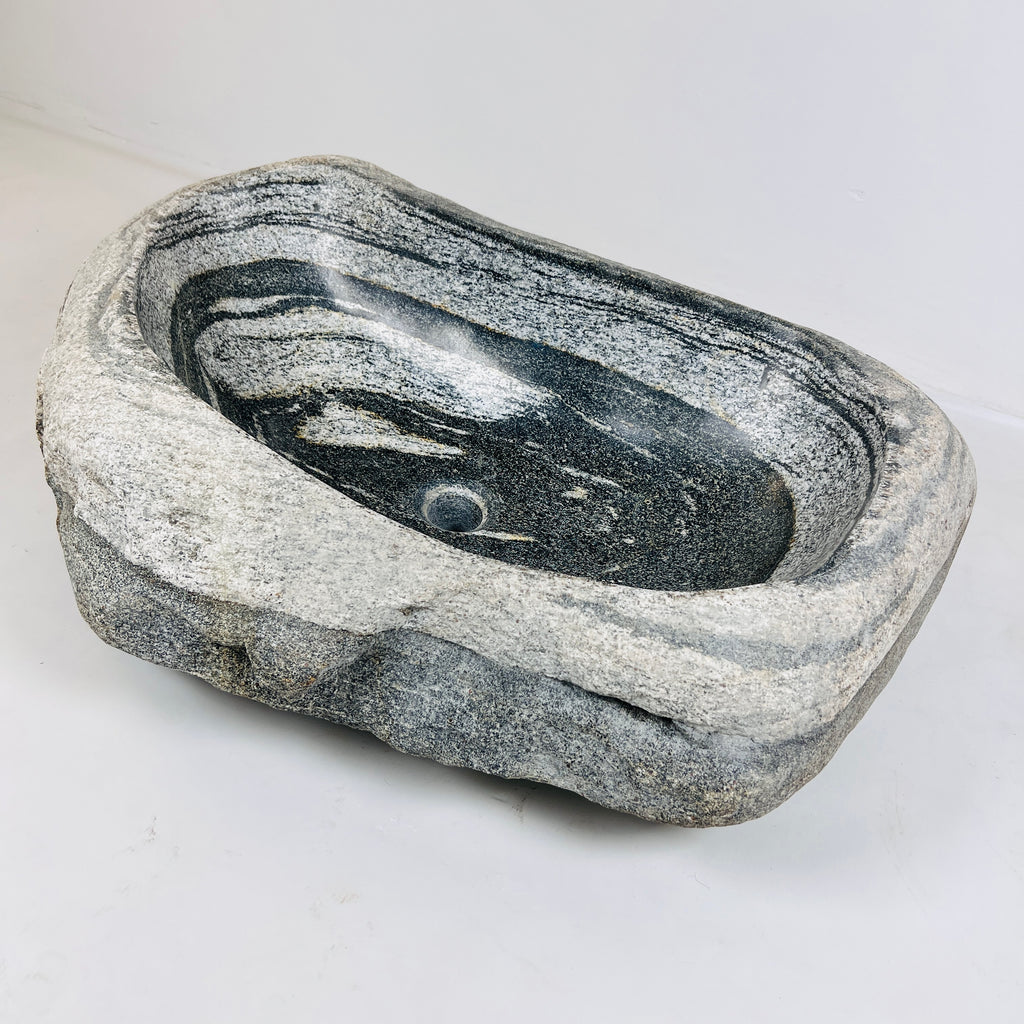 White Current River Stone Sink