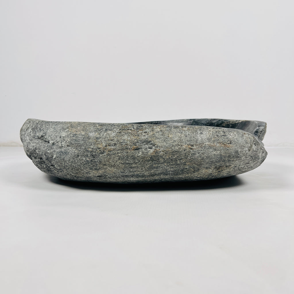 Green Streaked River Stone Sink