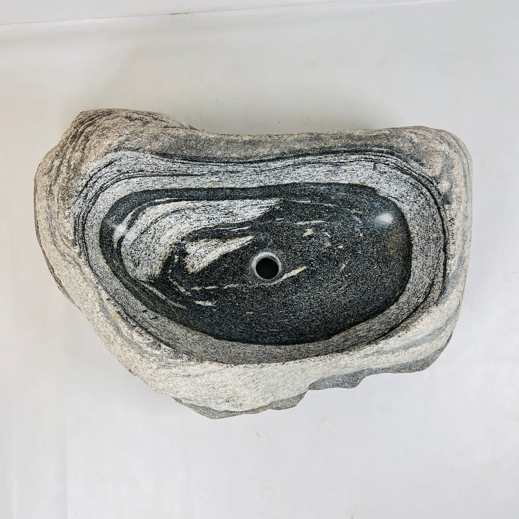 White Current River Stone Sink