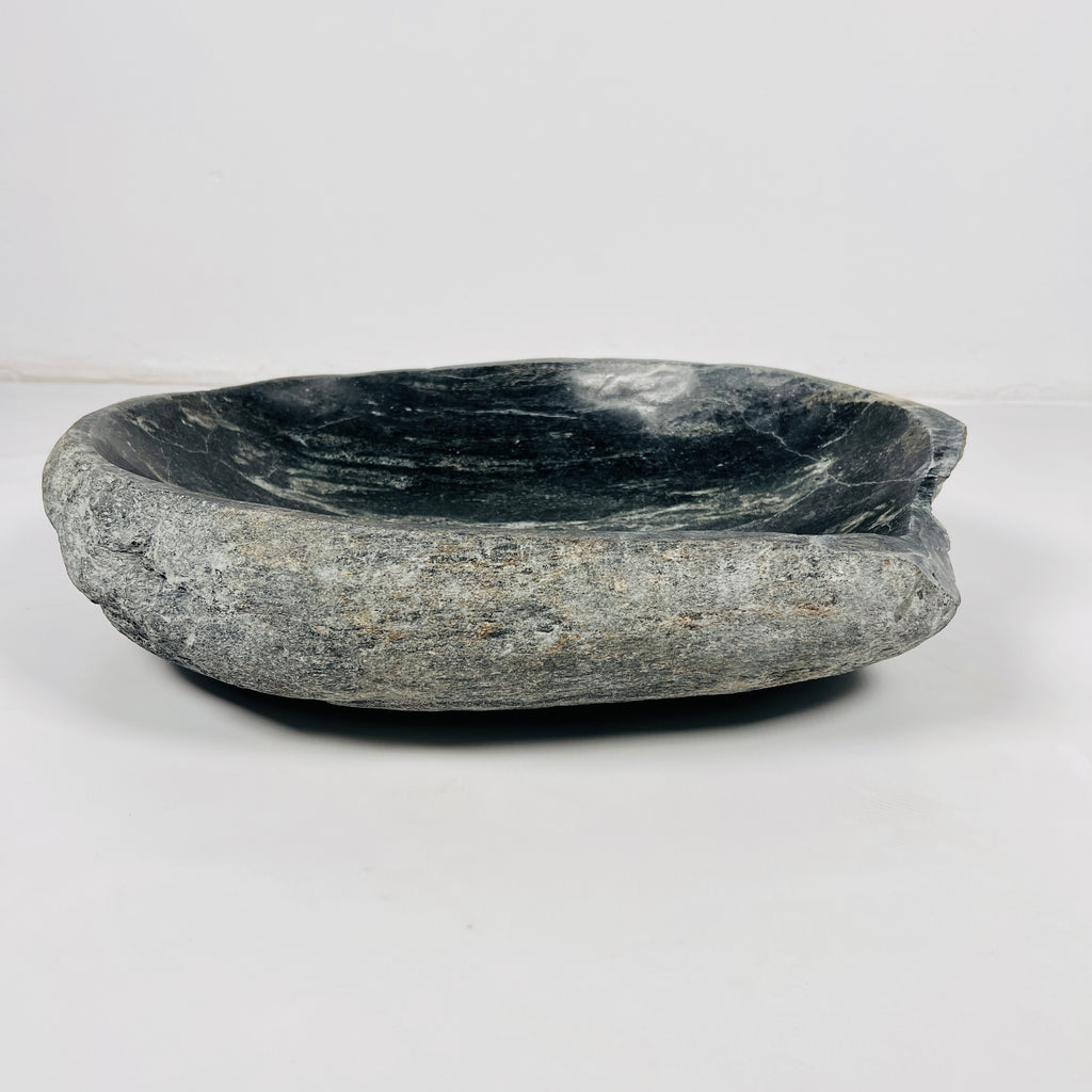 Green Streaked River Stone Sink