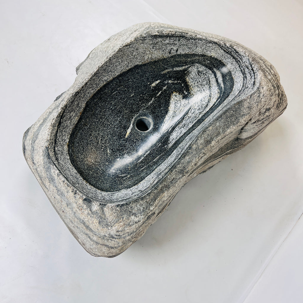 White Current River Stone Sink