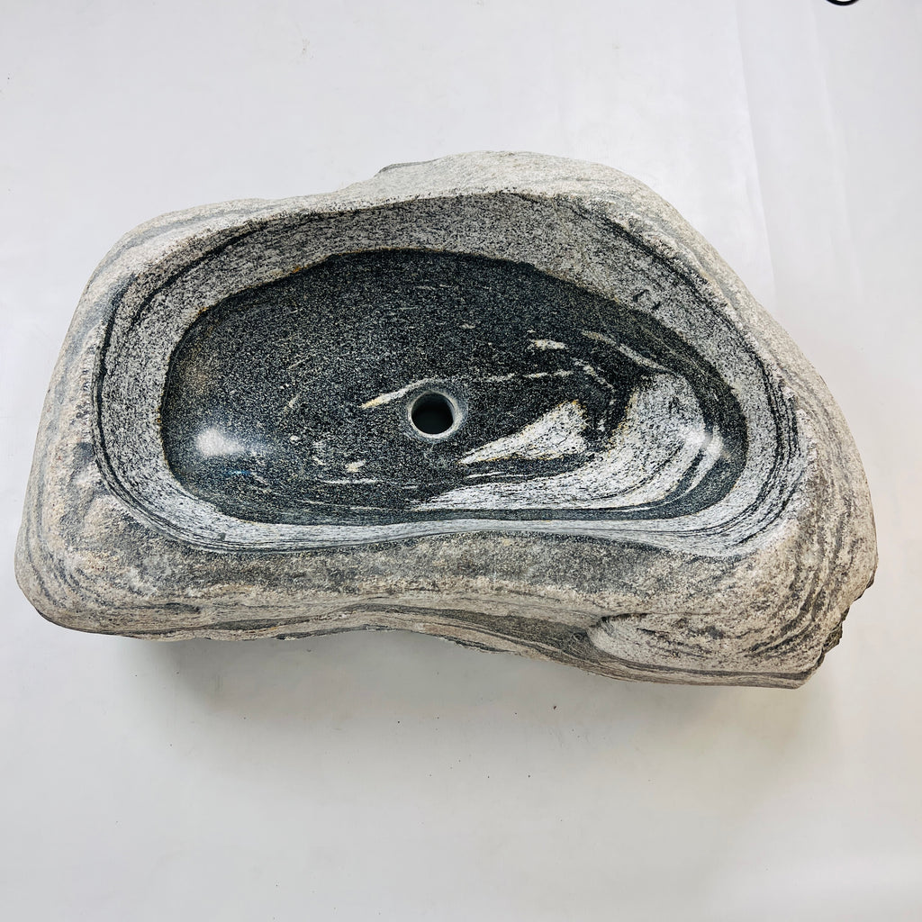 White Current River Stone Sink