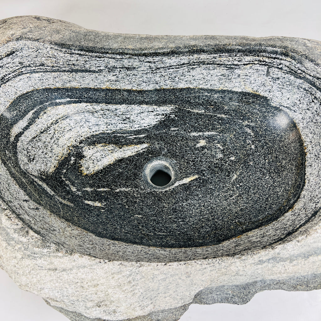 White Current River Stone Sink