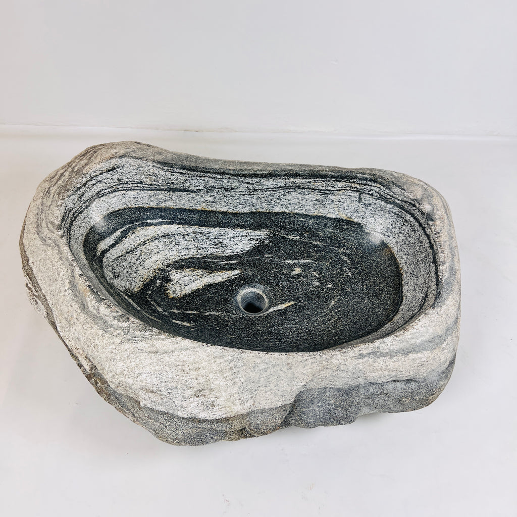 White Current River Stone Sink