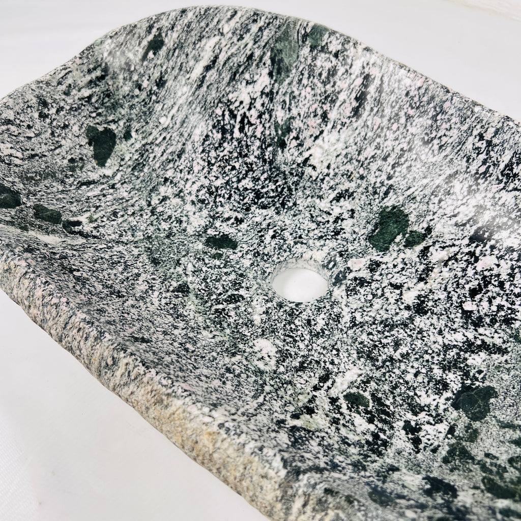 Grey Speckled River Stone Sink