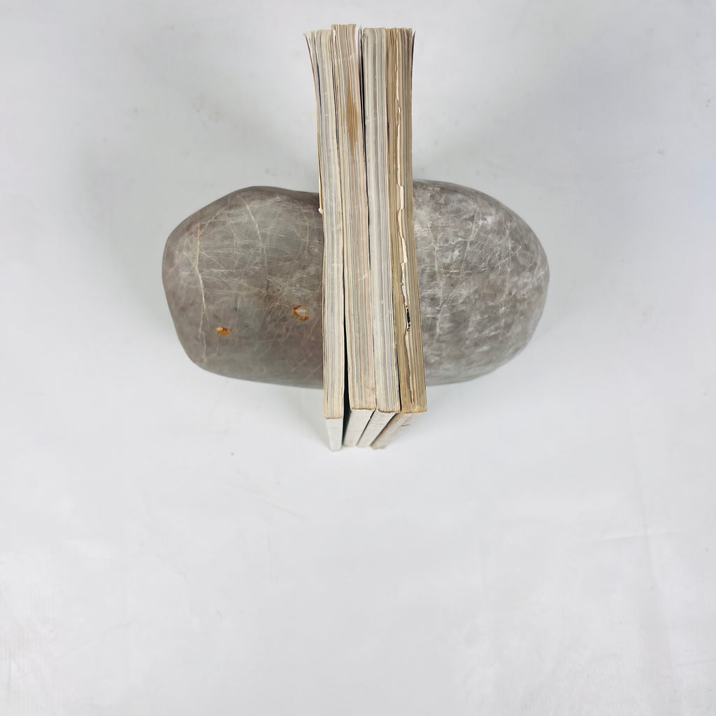 Gray Riverstone Bookend