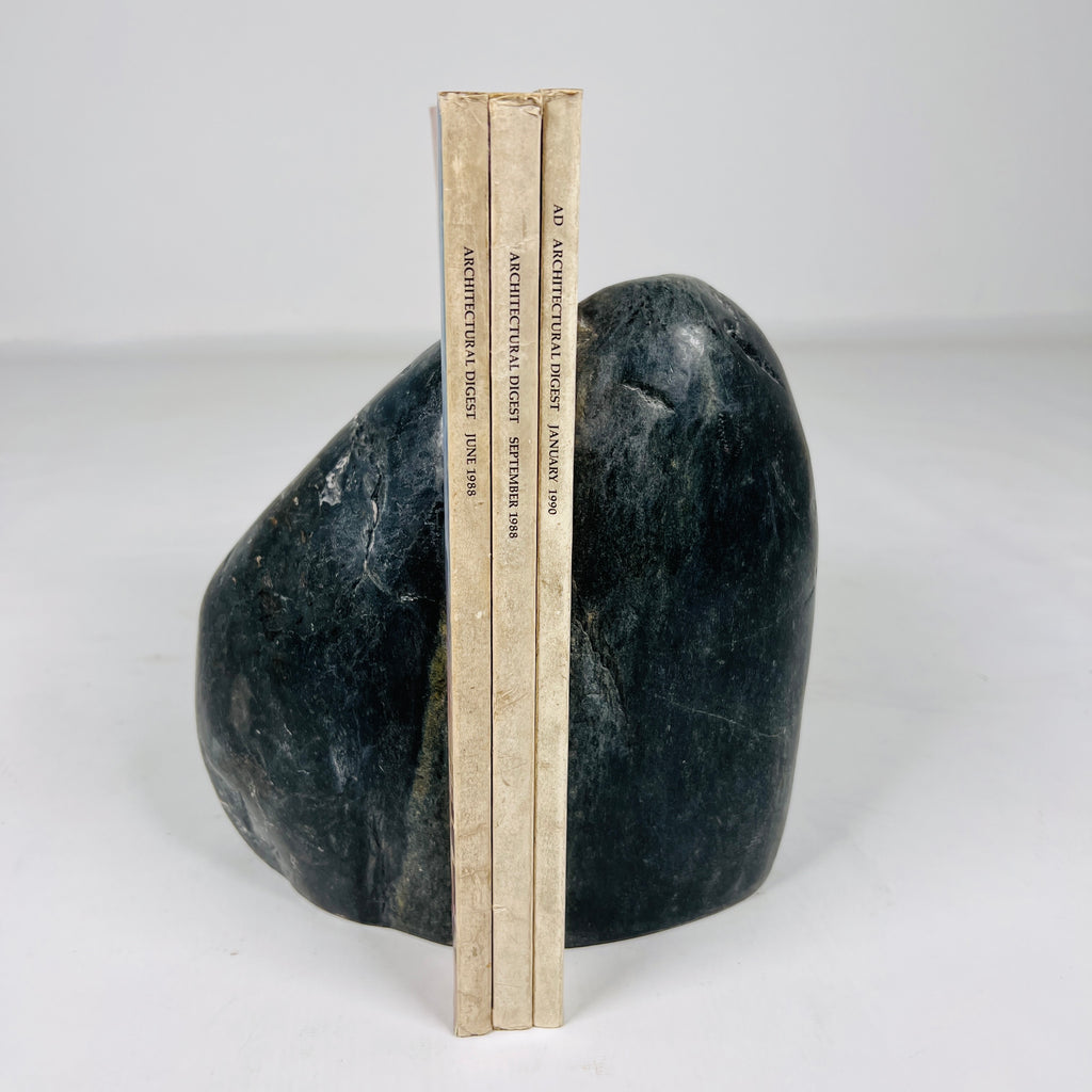 Black Riverstone Bookend