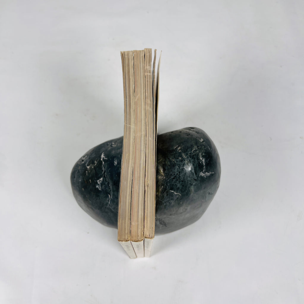 Black Riverstone Bookend