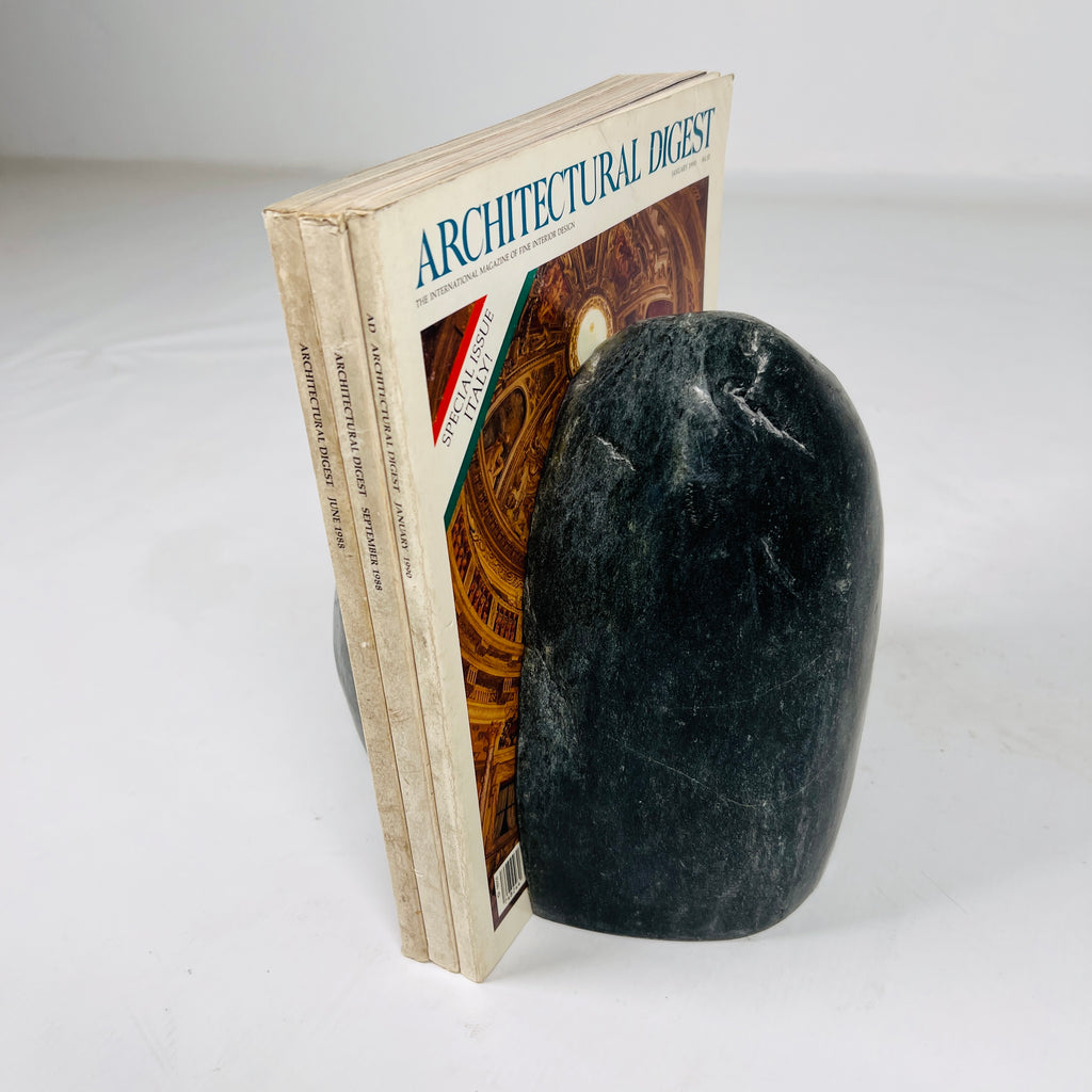 Black Riverstone Bookend