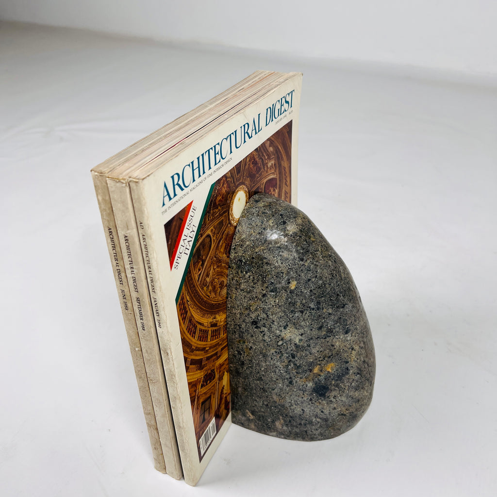 Brown Riverstone Bookend