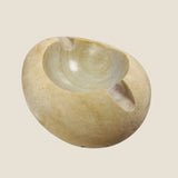 Eggshell Swirled Ash Tray - River Stone