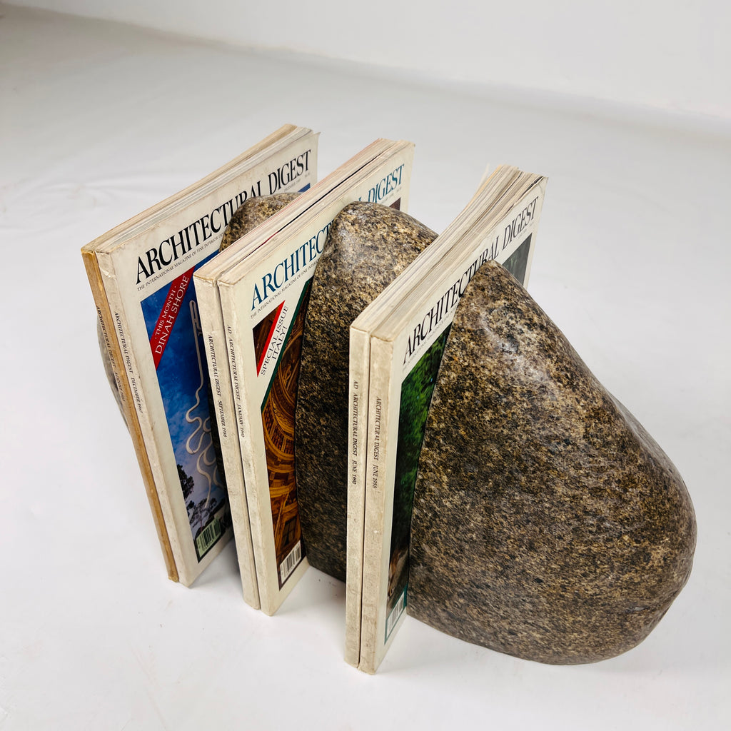 Brown Riverstone Bookend