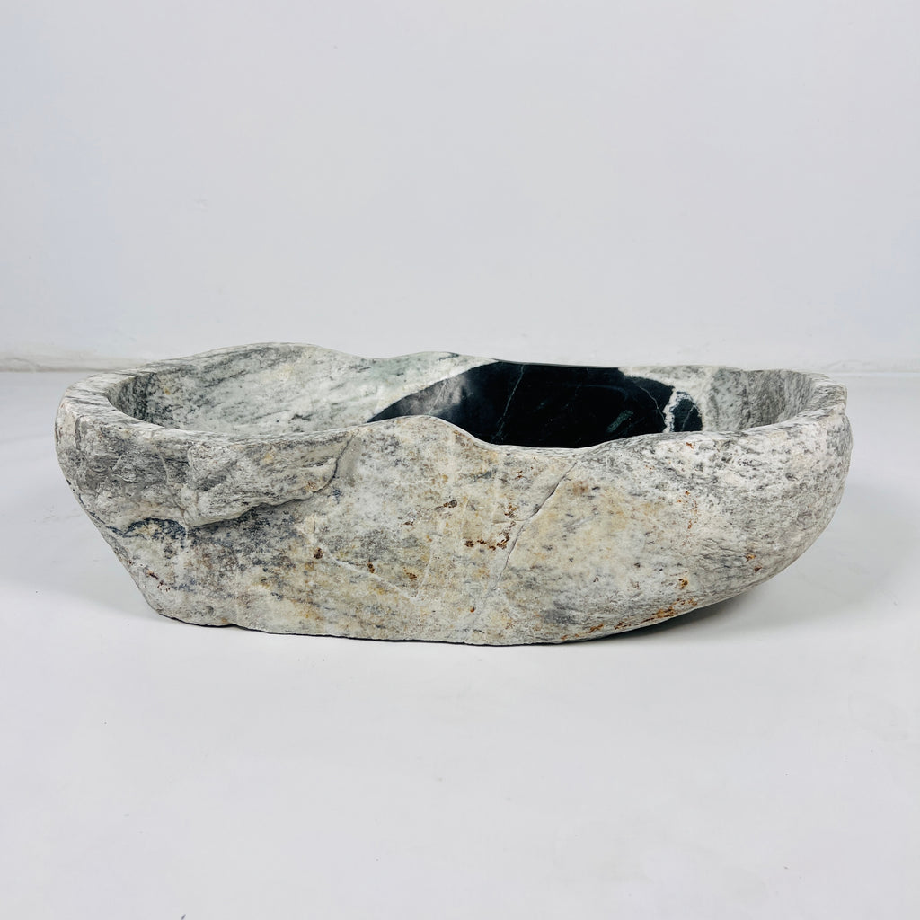 Black Hole Grey River Stone Sink