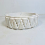 Prism Marble Basin - White