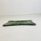 Convex Marble Tray - Green