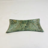 Convex Marble Tray - Green