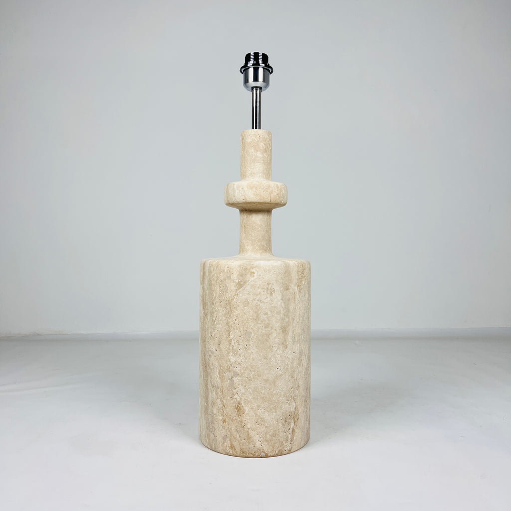 Bottled Bottom Travertine Table Lamp