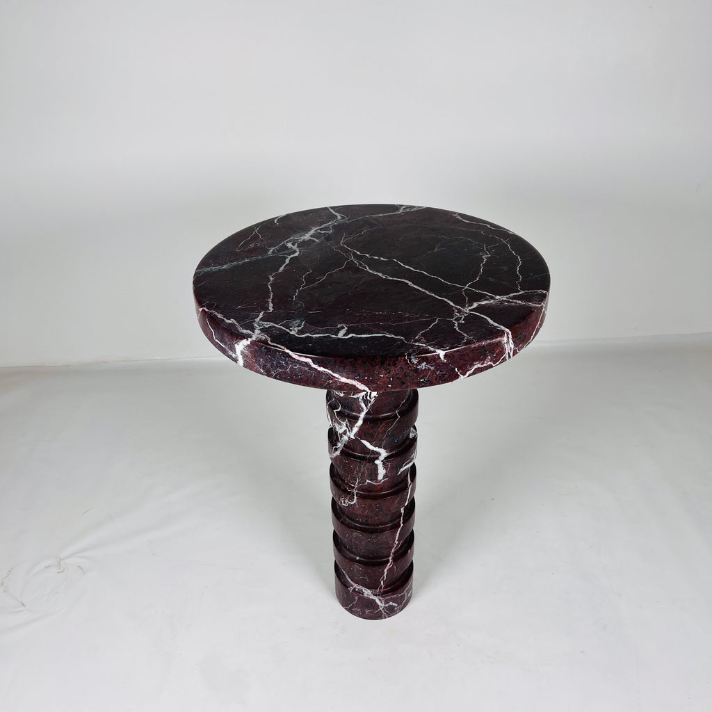 Burgundy Side Table