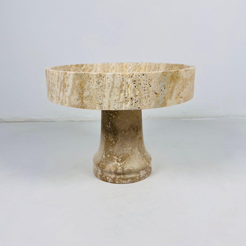 Travertine Deep Cake Stand