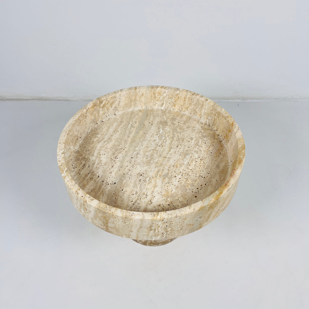 Travertine Deep Cake Stand