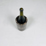 Marble Bottle Holder - Black Veined