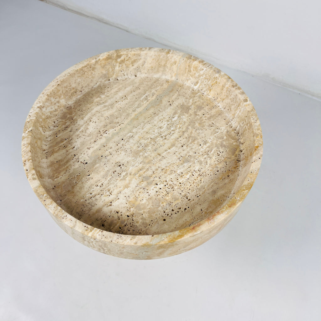 Travertine Deep Cake Stand