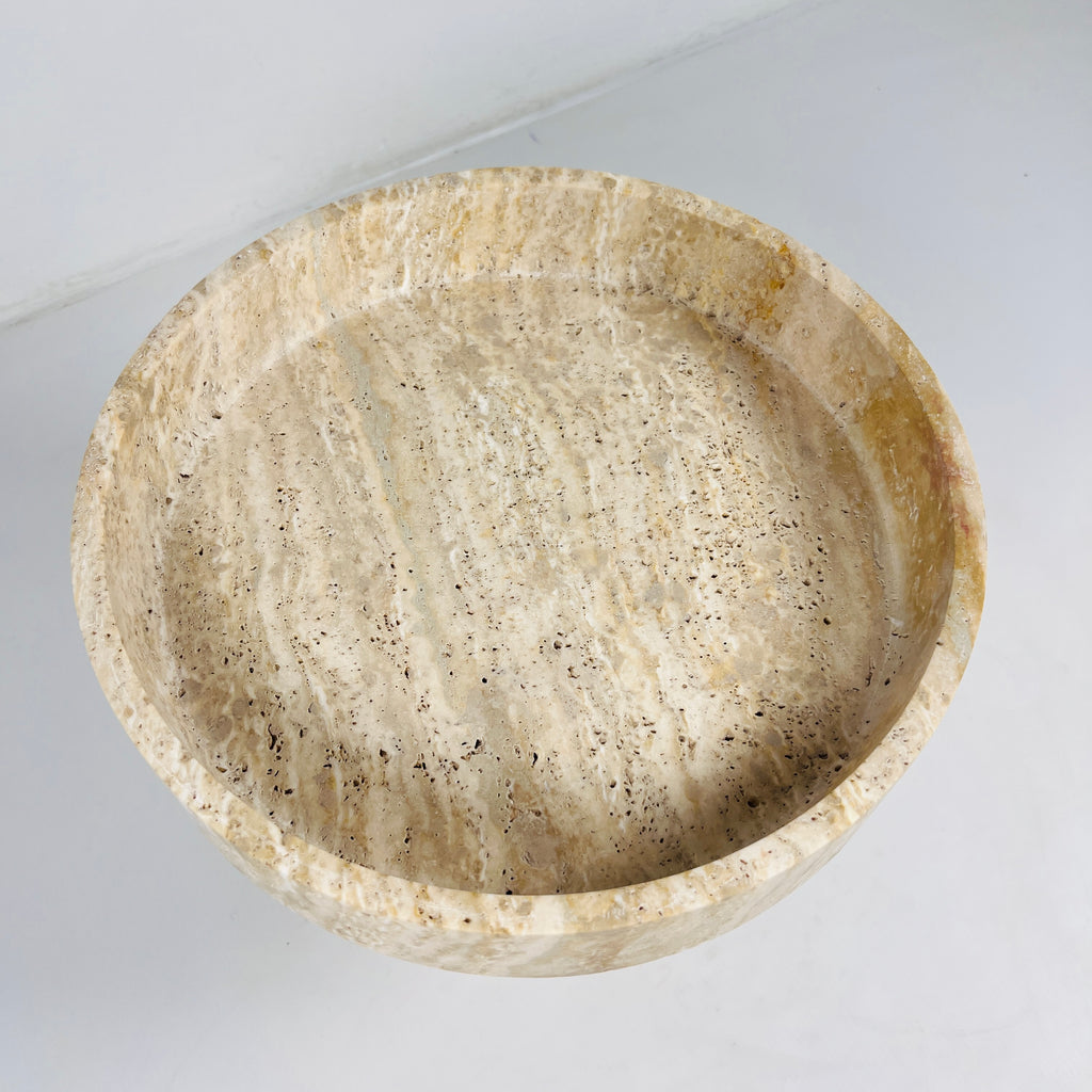 Travertine Deep Cake Stand