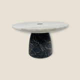 Marble Dessert Stand - Black & Gray