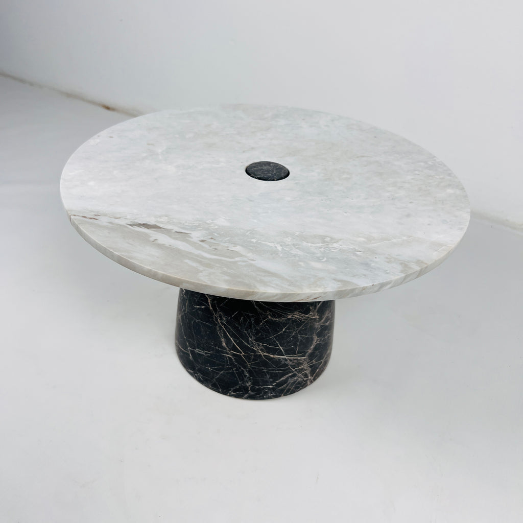 Grey And Black Marble Cake Stand