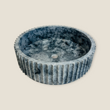 Fluted Sink - Black & Blue