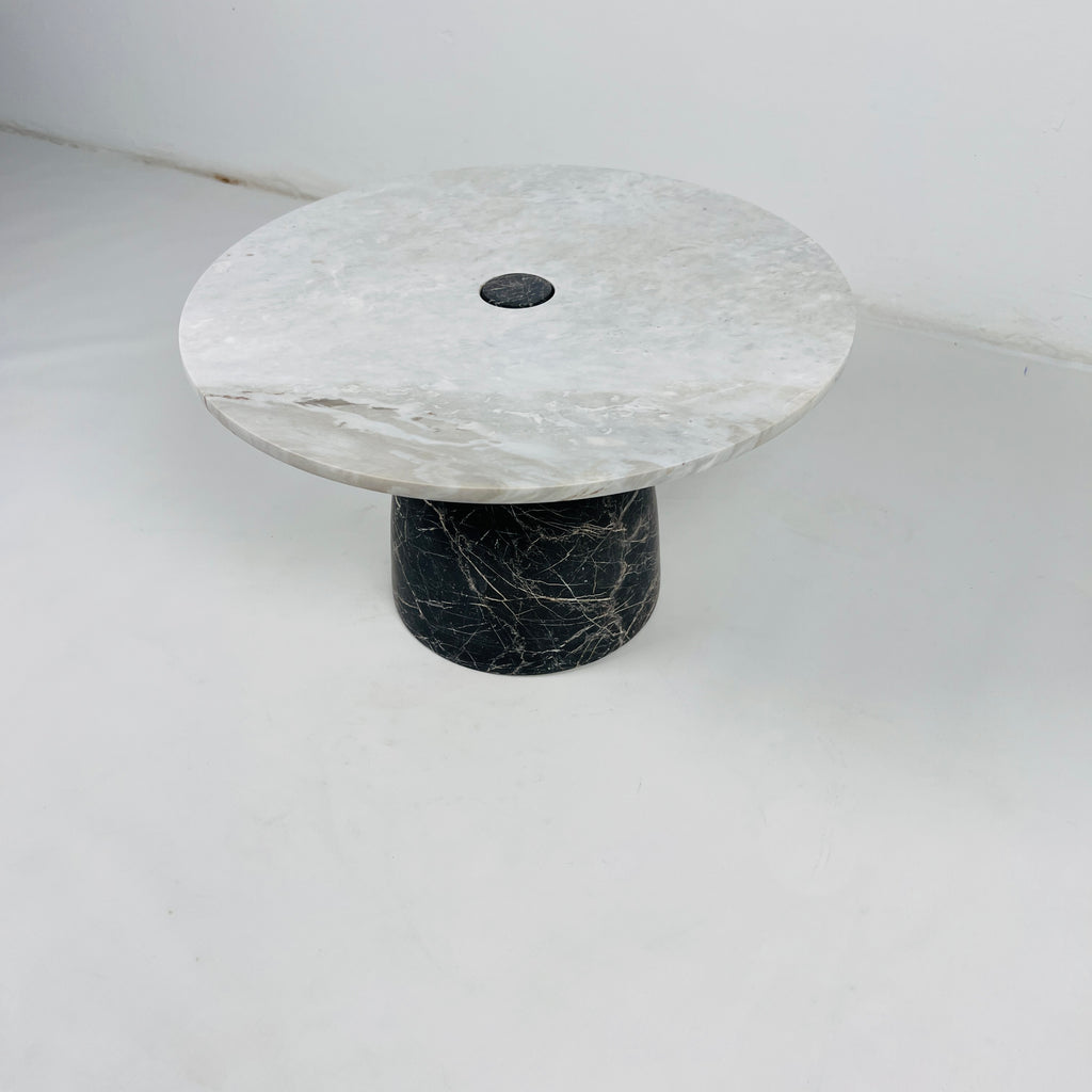 Grey And Black Marble Cake Stand