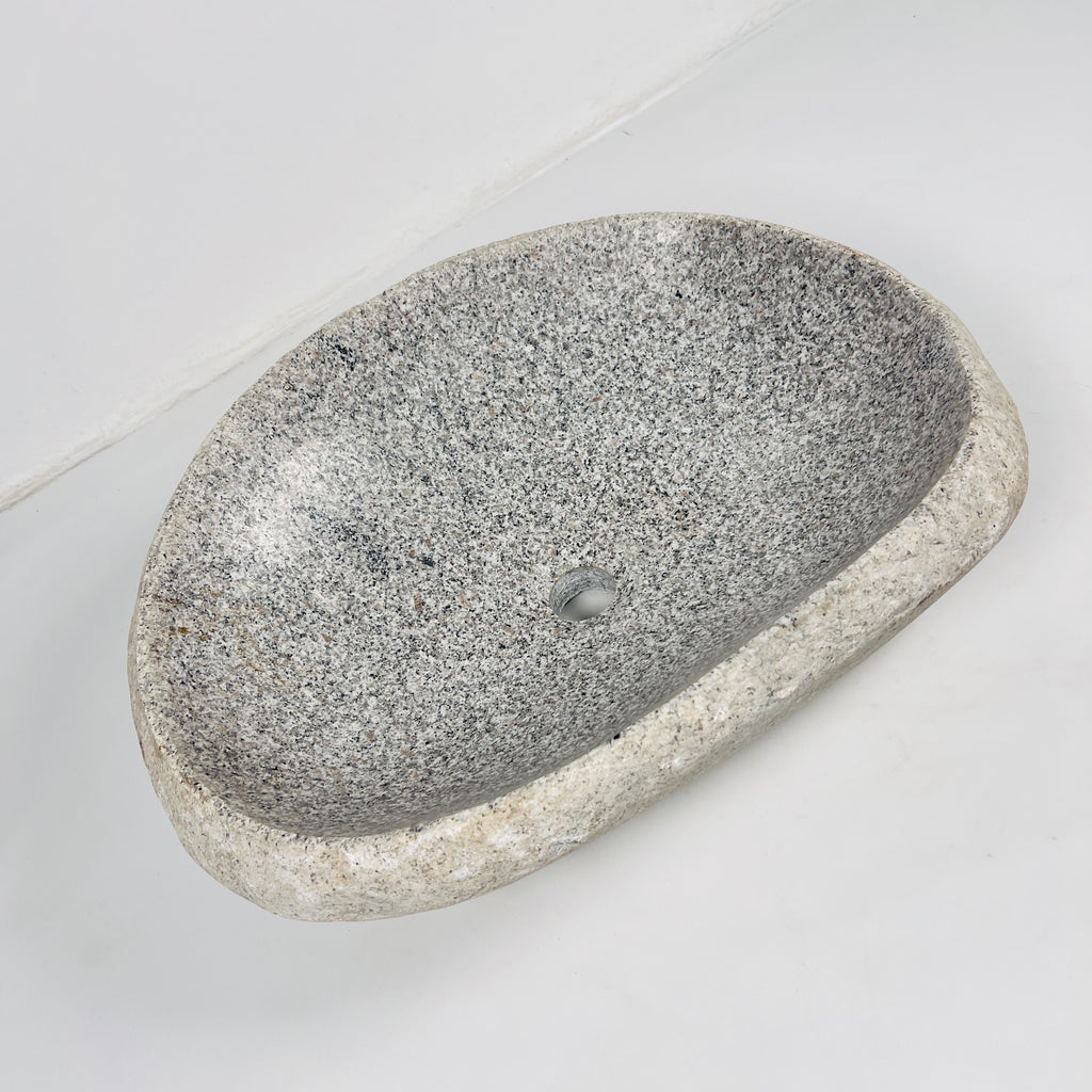 Grey Blotched Riverstone Sink