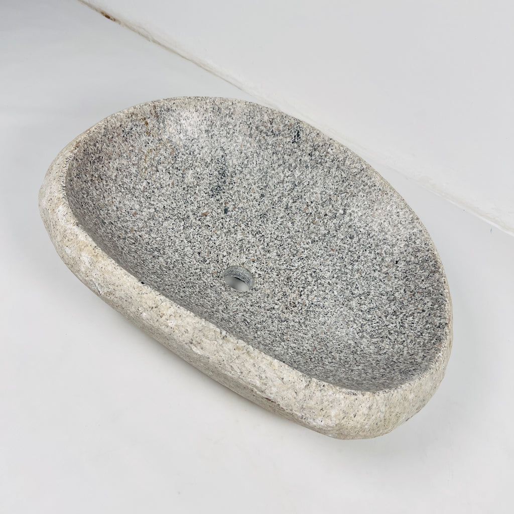 Grey Blotched Riverstone Sink