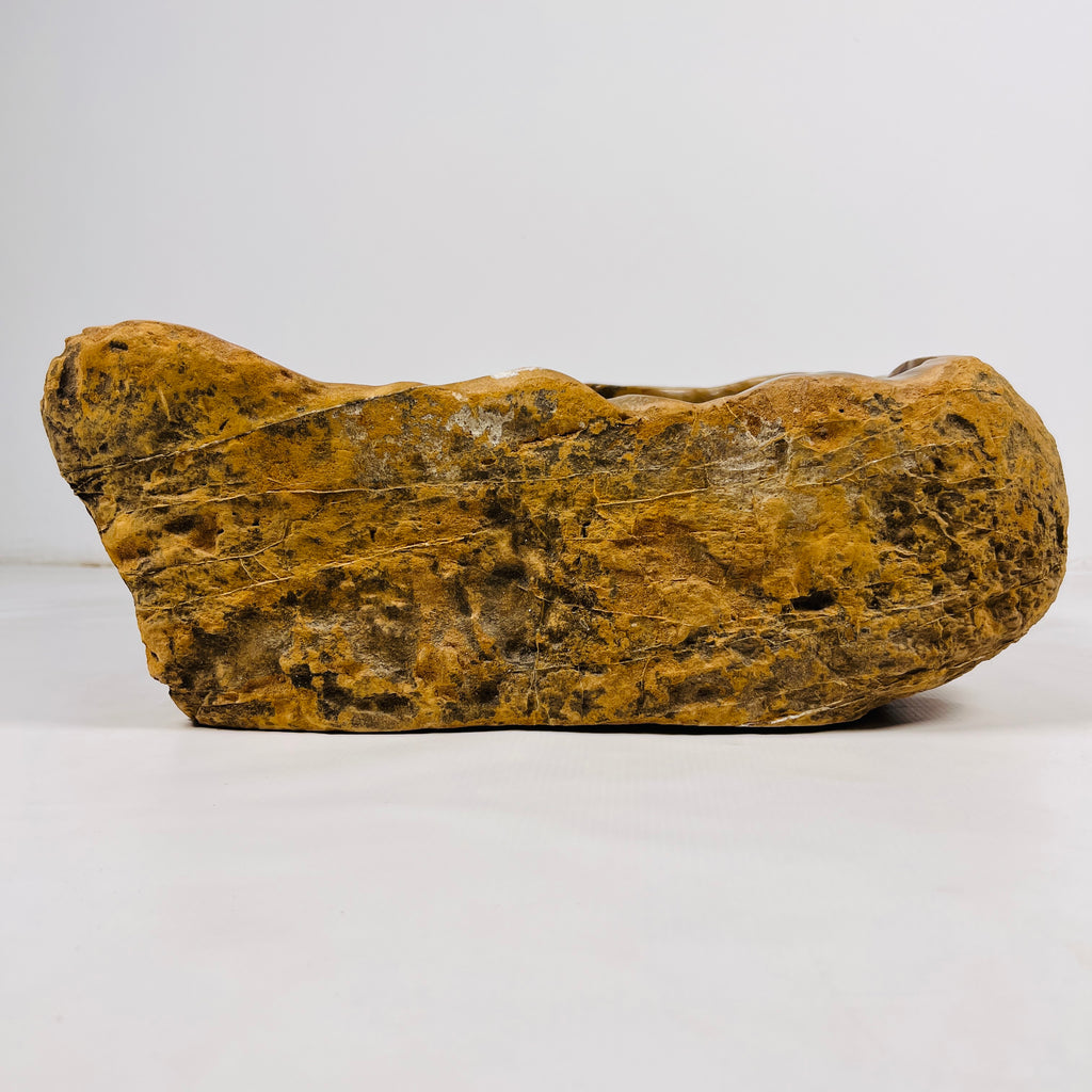 Ochre Irregular Riverstone Sink