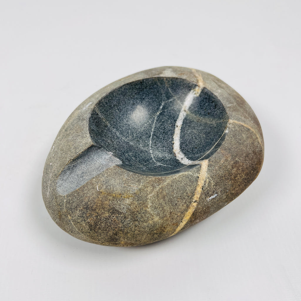 River Stone Deep Green Struck Ash Tray