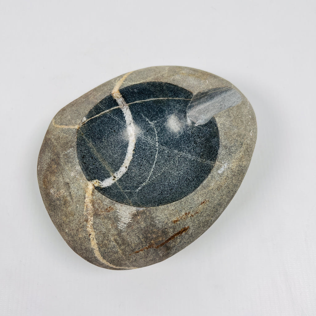 River Stone Deep Green Struck Ash Tray