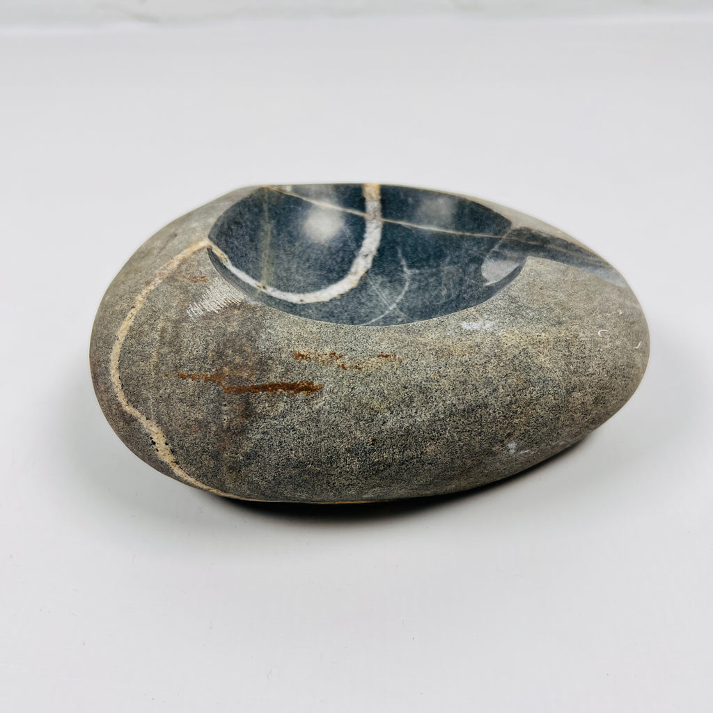 River Stone Deep Green Struck Ash Tray