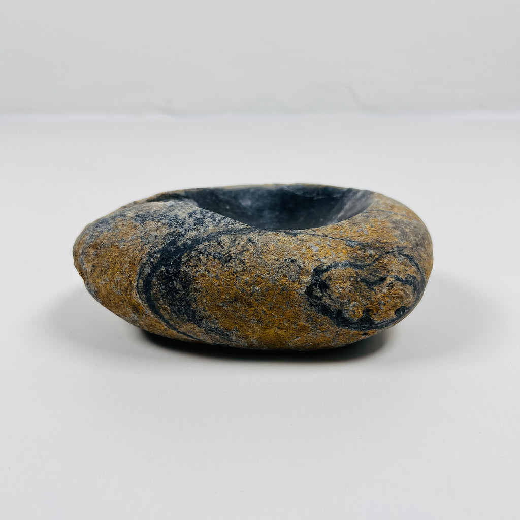 River Stone Midnight Streaked Ash Tray