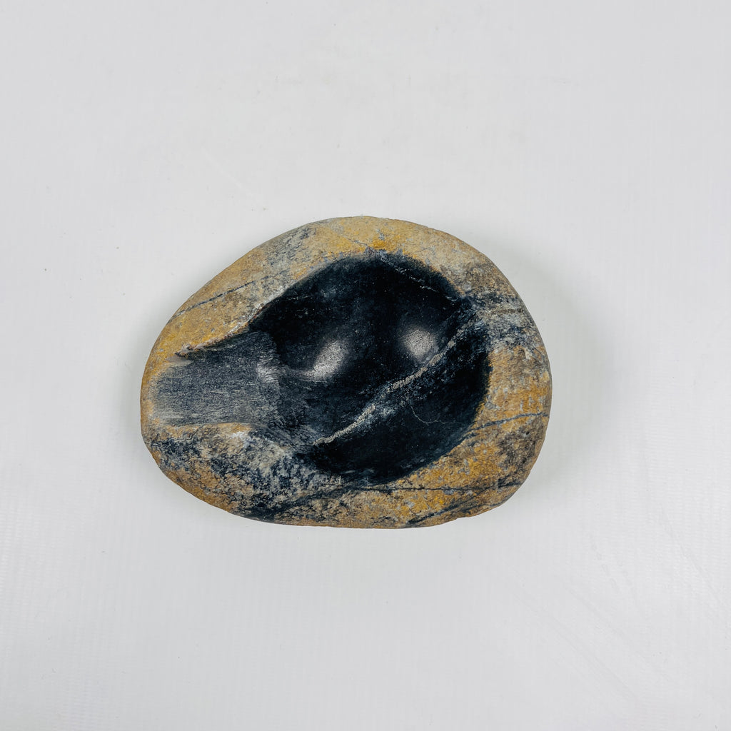 River Stone Midnight Streaked Ash Tray