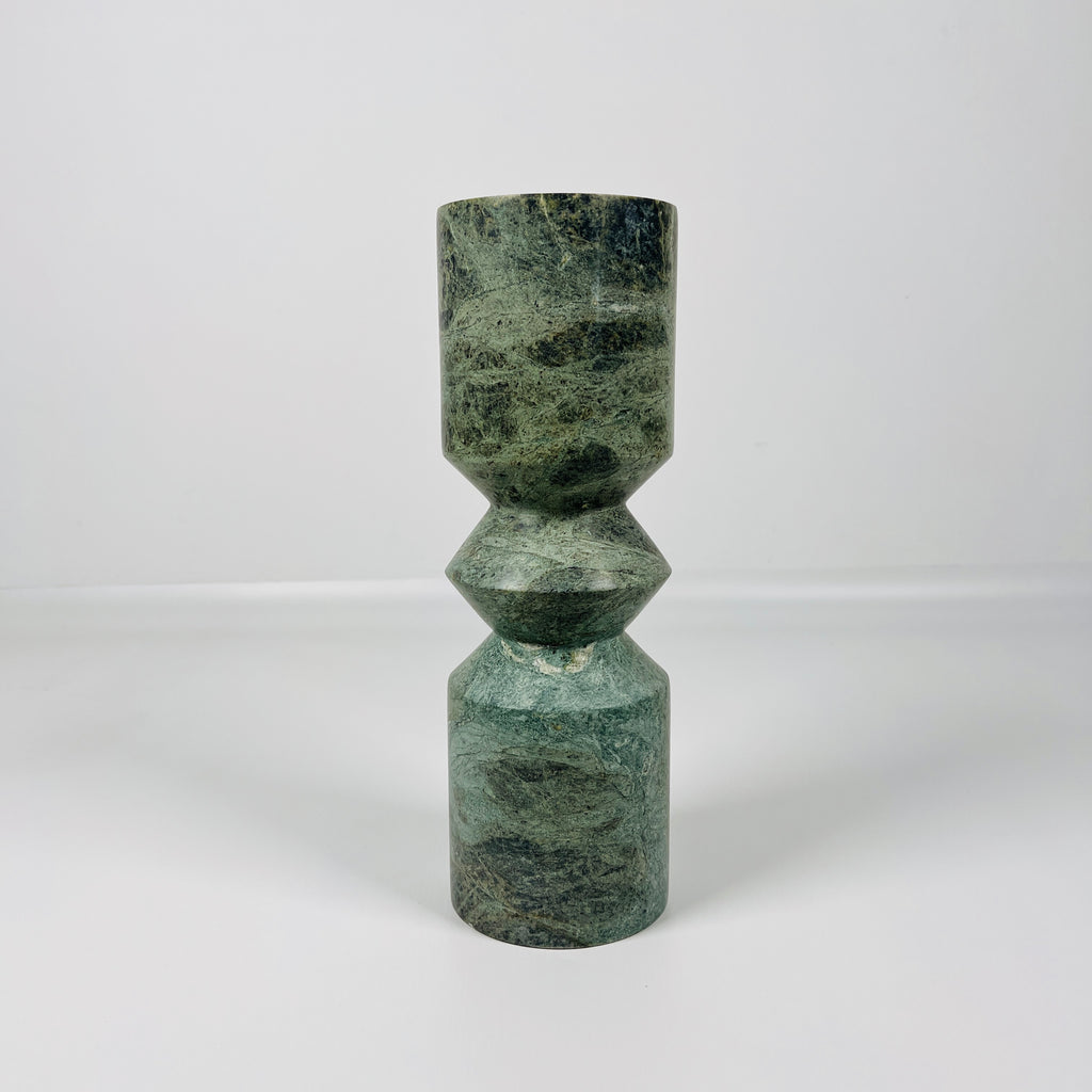 Prism Curve Jungle Green Candle Stand