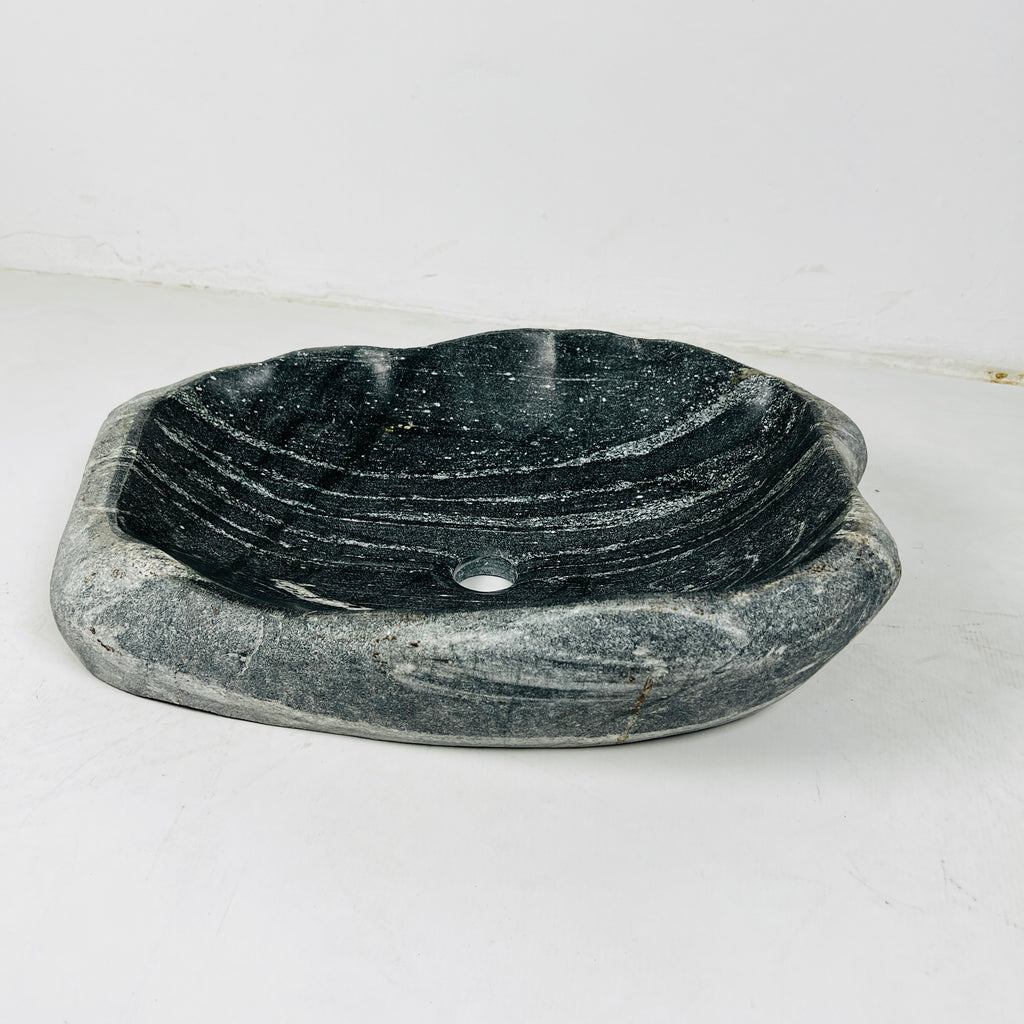 Light Brushed River Stone Sink