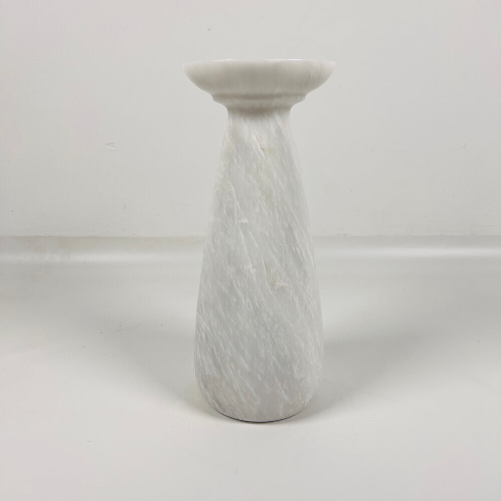 Light Grey Marble Candle Stand